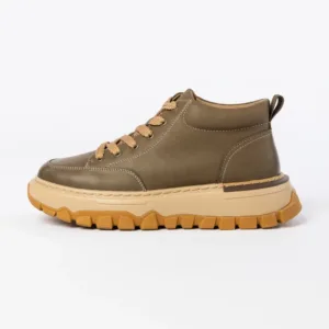 Ghete barbati din piele naturala 88808B Kaki | Advancer