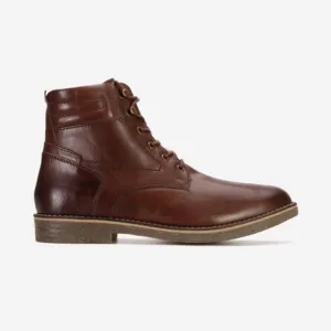 Ghete barbati piele Kener maro