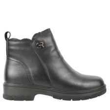 Ghete 593 Ghete casual - dama - 58010 negru - piele naturala