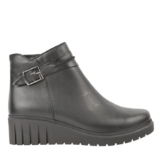 Ghete 577 Ghete casual - dama - D70-19016 negru - piele naturala