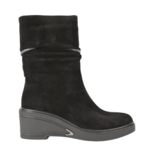 Ghete 587 Ghete casual - dama - JI50091 negru - piele intoarsa - ortopedice