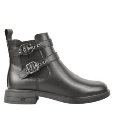 Ghete 589 Ghete casual - dama - W150016B negru - piele naturala