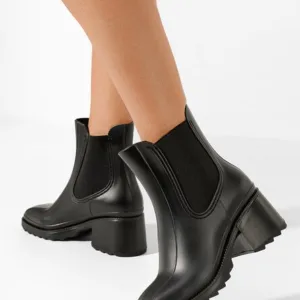 Ghete cauciuc Methia negre