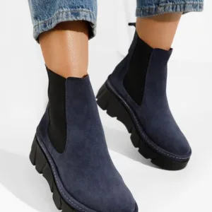 Ghete chelsea dama Avelyn V2 navy