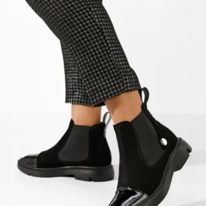 Ghete chelsea dama Lamira V2 negre