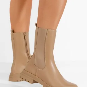 Ghete chelsea dama Meryl bej