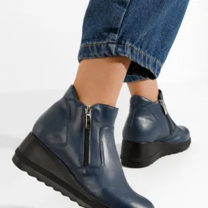 Ghete cu platforma Paraisia navy
