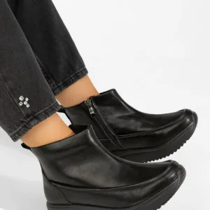 Ghete cu platforma Roxane negre