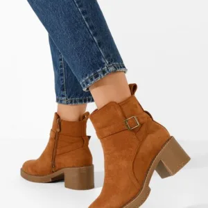 Ghete cu toc Beta camel