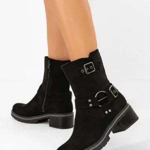 Ghete cu toc Gleira negre