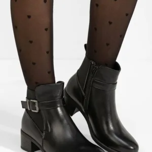 Ghete cu toc Tivara negre