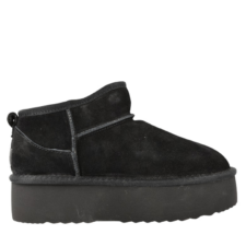 Ghete 621 Ghete dama - 1250 - negru - piele intoarsa