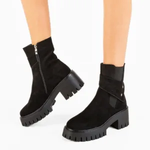 Ghete dama Argent Negre