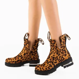 Ghete dama Bjarne Animal Print