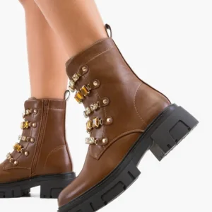 Ghete dama Brodie Camel