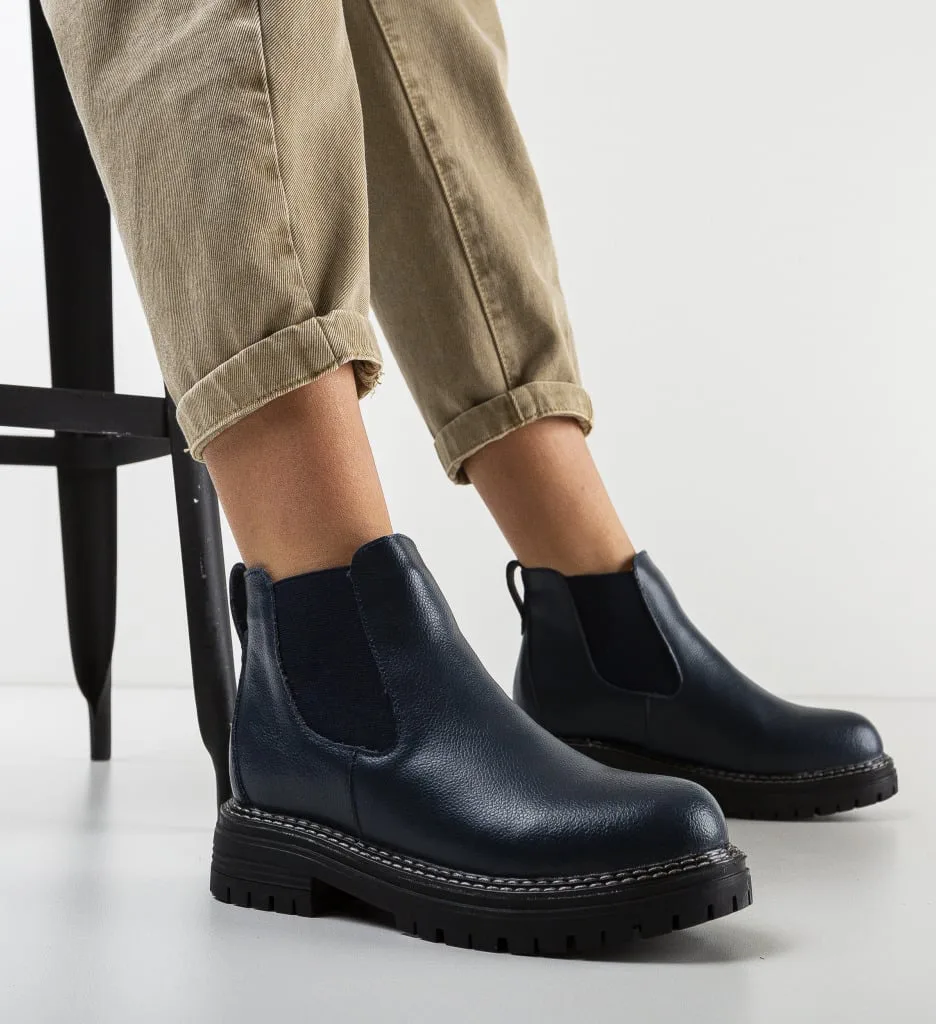 Ghete dama Cizi Bleumarin 1 Ghete dama Cizi Bleumarin