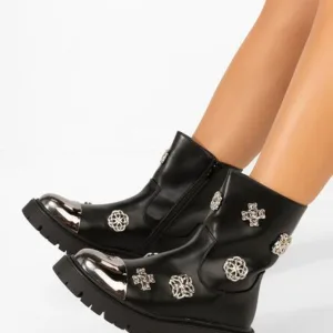 Ghete dama Flovira negre