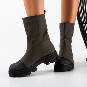 Ghete dama Genox Khaki