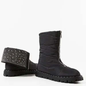 Ghete dama Krystal Negre