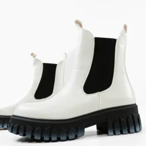 Ghete dama Poppy Albe