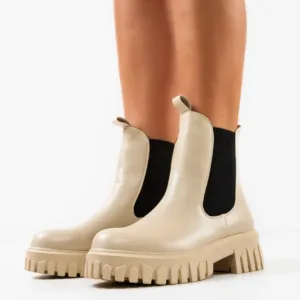 Ghete dama Poppy Bej