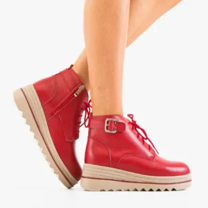 Ghete dama Solders Rosii