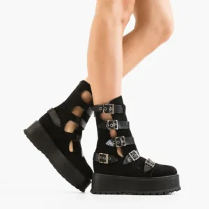 Ghete dama Stripe Negre 3