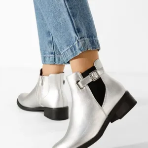 Ghete damă Zuneta argintii