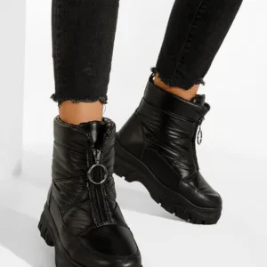 Ghete dama iarna negre Fergie