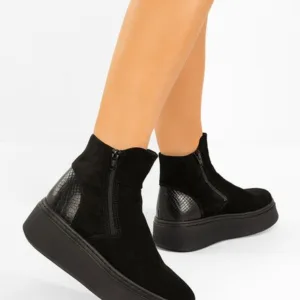 Ghete dama piele Andiora negre