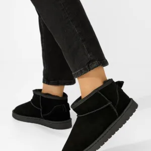 Ghete dama piele Annisia negre