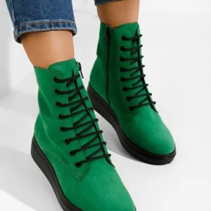 Ghete dama piele Cabera V2 verzi