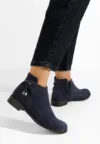 Ghete dama piele Dezara V3 navy