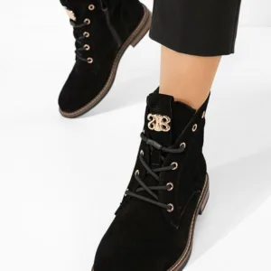 Ghete dama piele Farelia negre