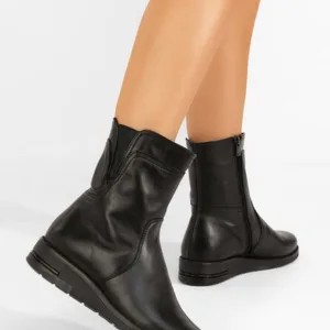 Ghete dama piele Georgianna negre