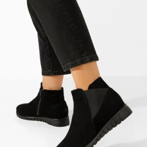 Ghete dama piele Kiesa V2 negre