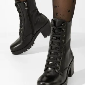 Ghete dama piele Leda negre