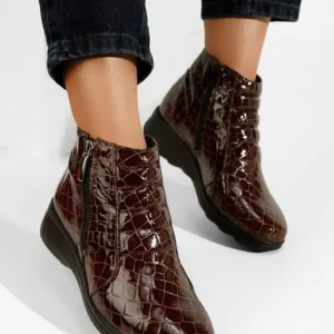 Ghete dama piele Soralia V3 maro