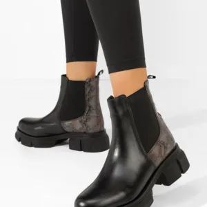 Ghete dama piele Tennille negre