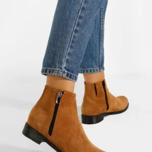 Ghete dama piele camel Gracia V2