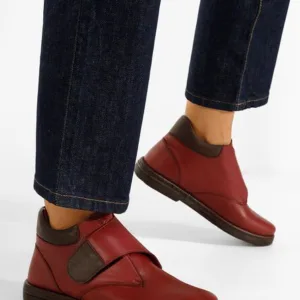 Ghete dama piele grena Neriasa