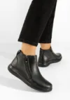 Ghete dama piele negre Afragola V2