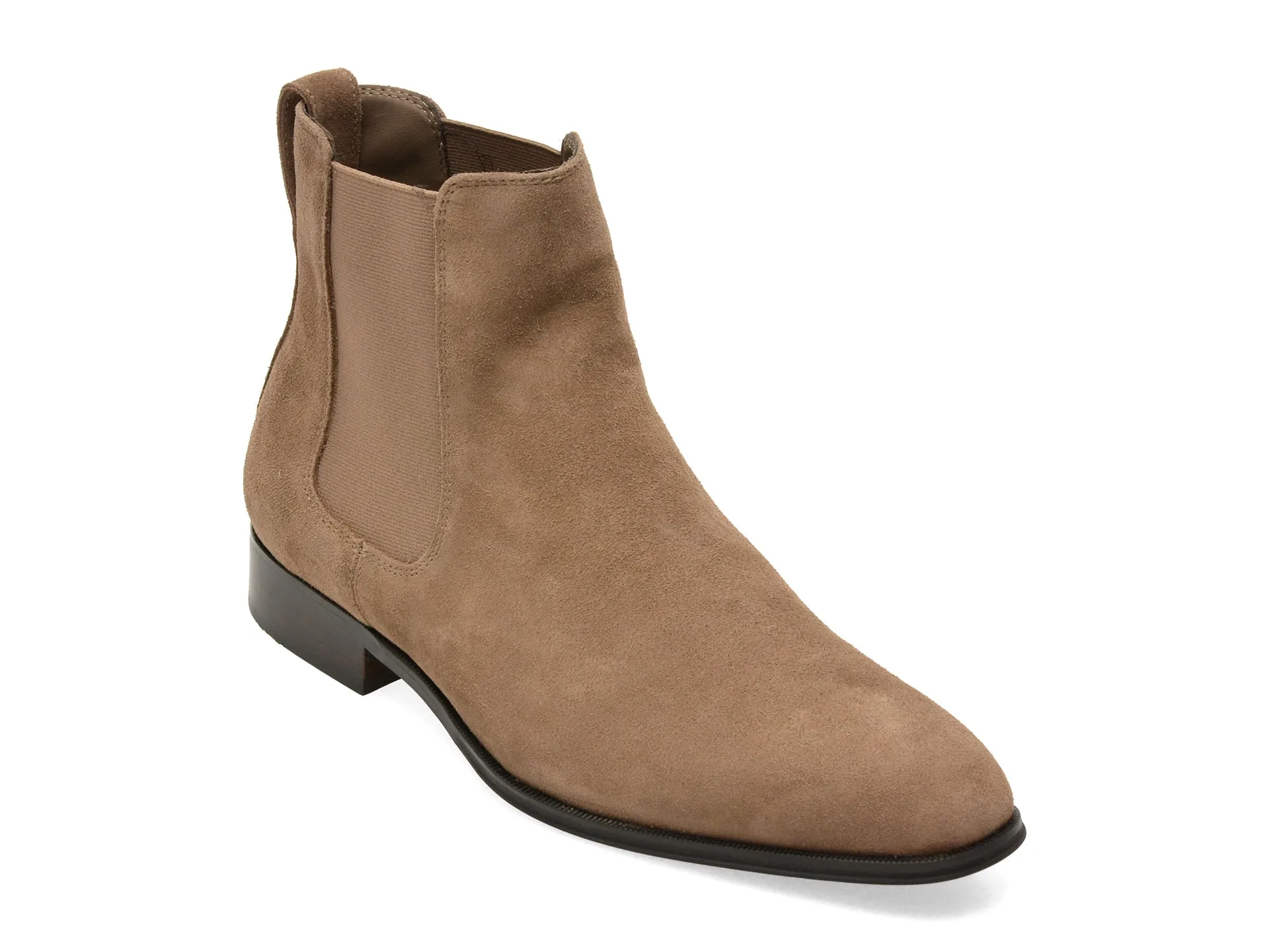 Ghete elegante ALDO gri, CASPEN 252, din piele intoarsa 1 Ghete elegante ALDO gri