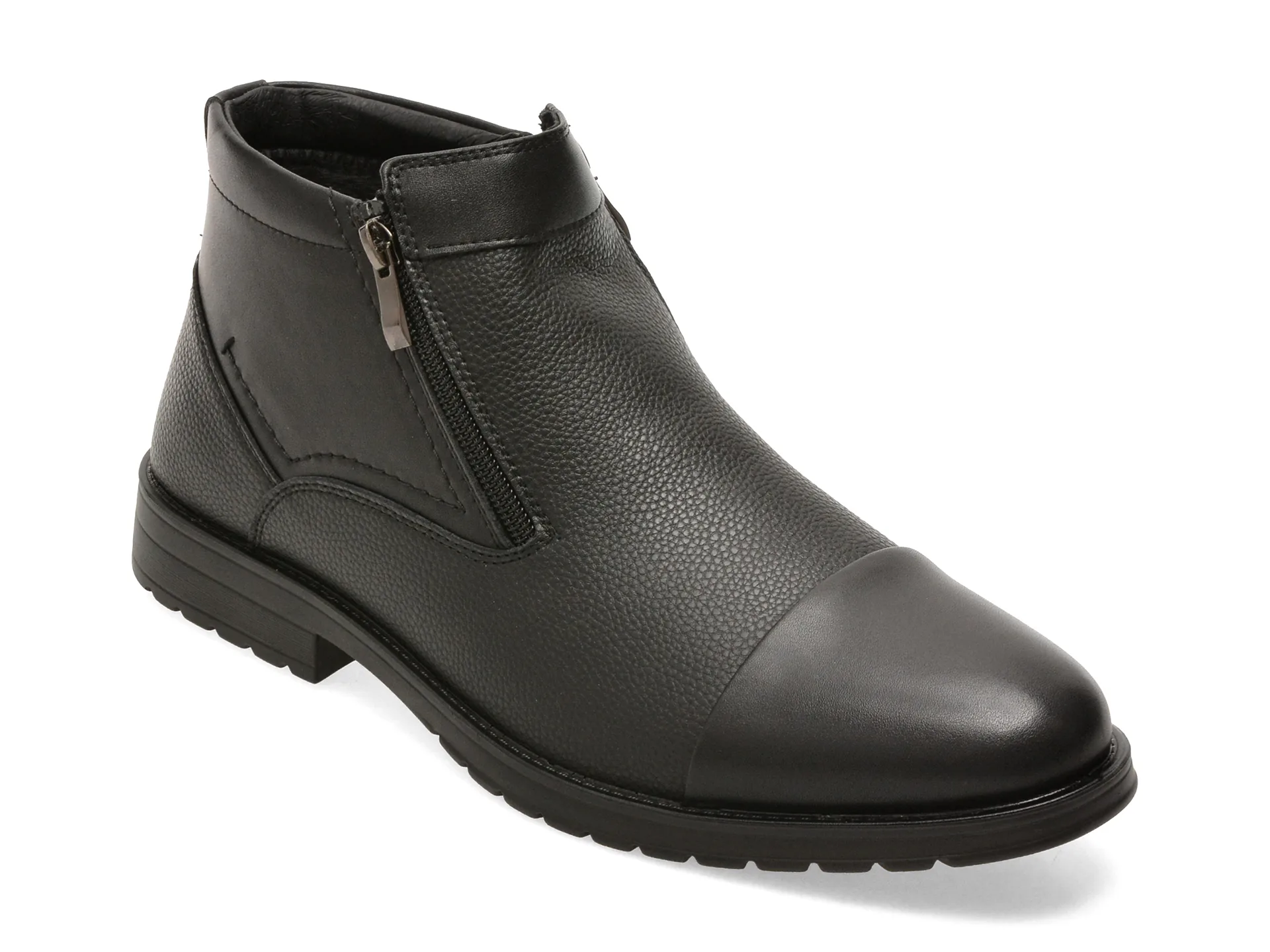 Ghete elegante BITE THE BULLET negre, 95352, din piele naturala 1 Ghete elegante BITE THE BULLET negre