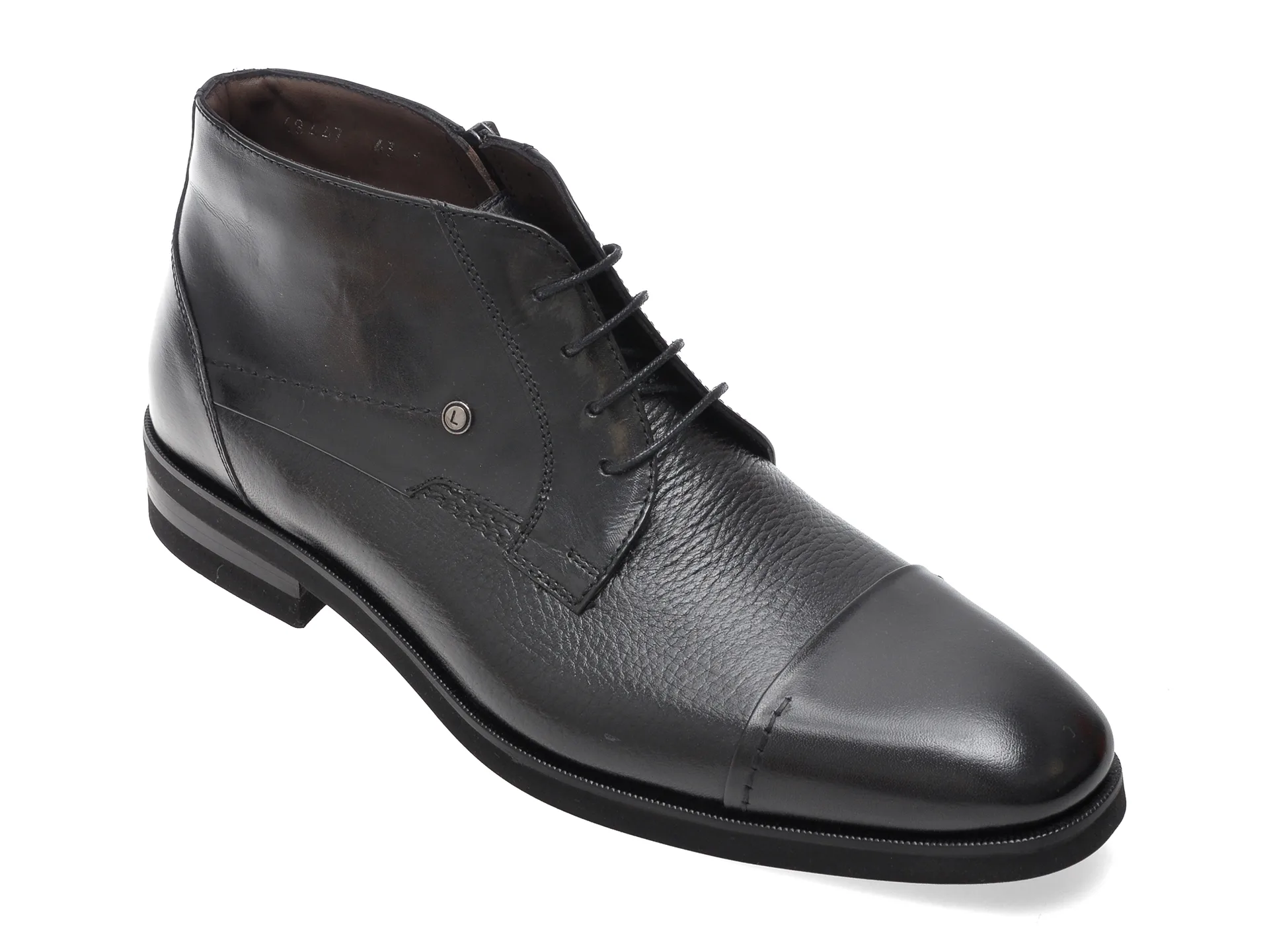 Ghete elegante LE COLONEL negre, 48447, din piele naturala 1 Ghete elegante LE COLONEL negre