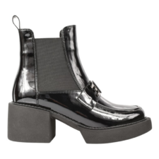 Ghete 625 Ghete elegante - dama - K350074 negru - piele lacuita - cu toc