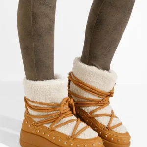 Ghete imblanite dama Chrissy camel