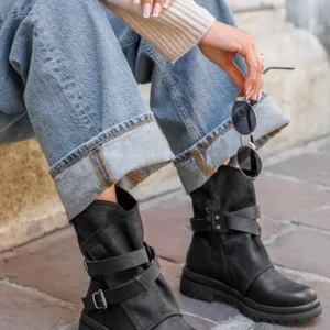 Ghete inalte dama Cariolia negre