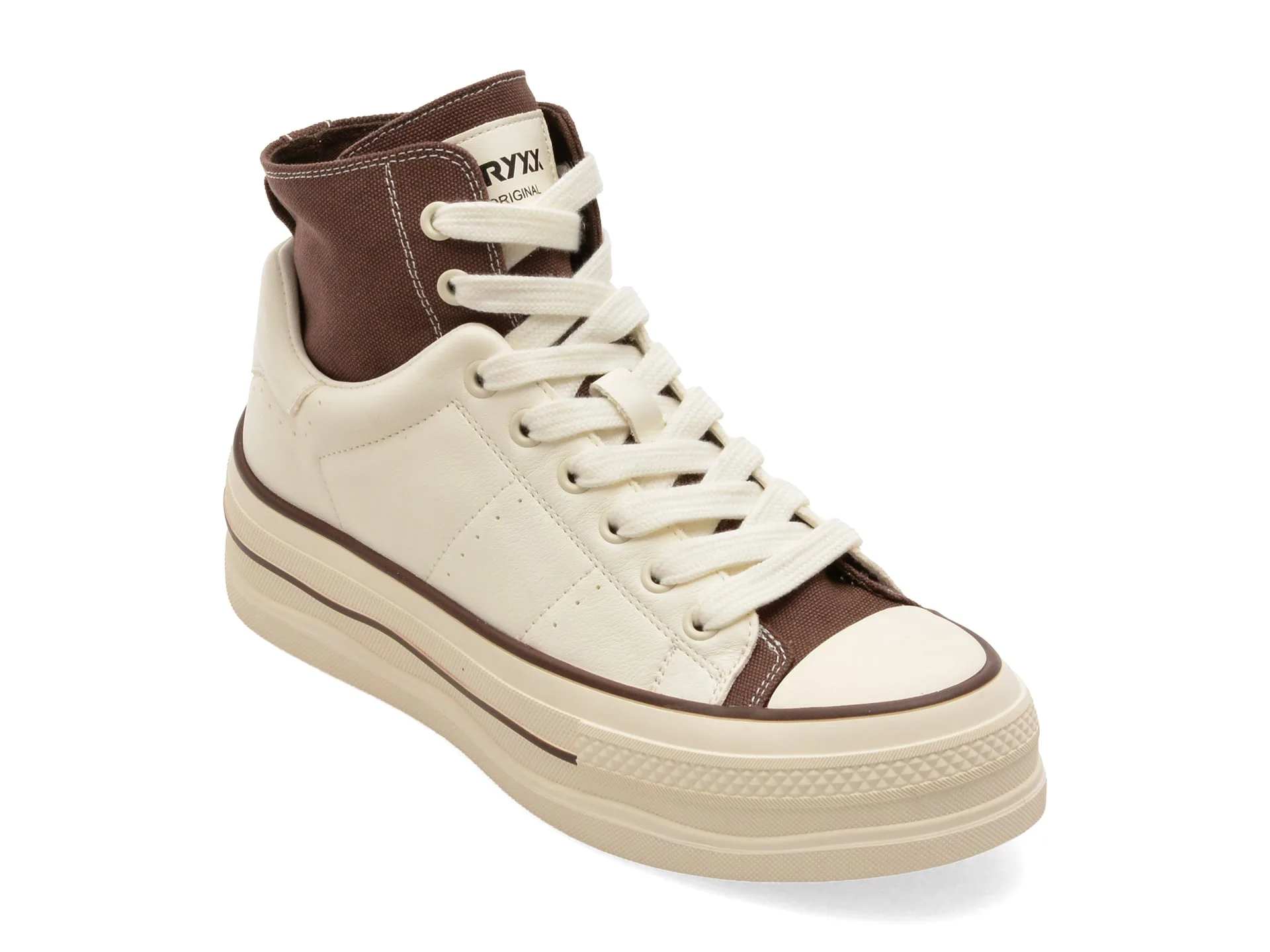 Ghete sport GRYXX albe, 5719, din piele naturala 1 Ghete sport GRYXX albe