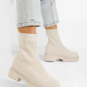 Ghete tip soseta Maleina bej